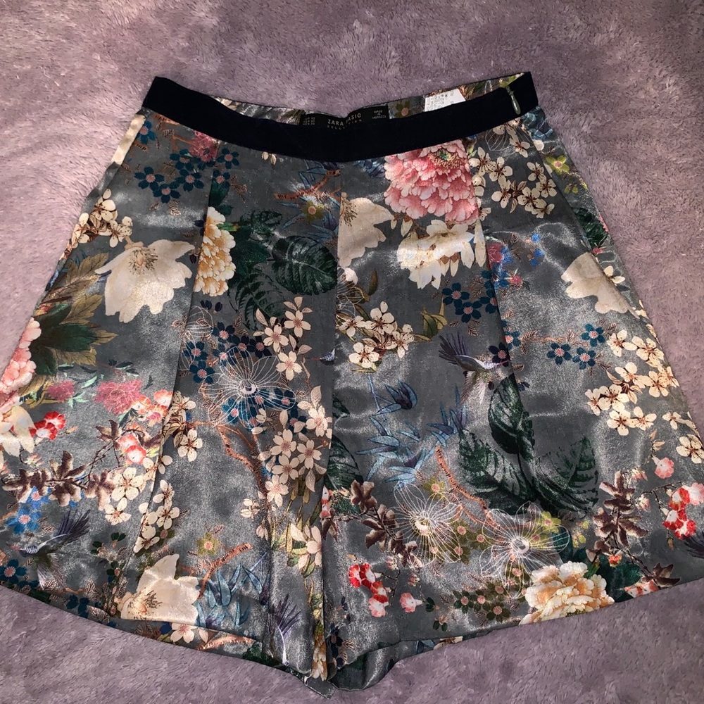 Zara Floral Shorts